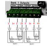 WFG-84 8-Way Wi-Fi LED Controller with Common Positive