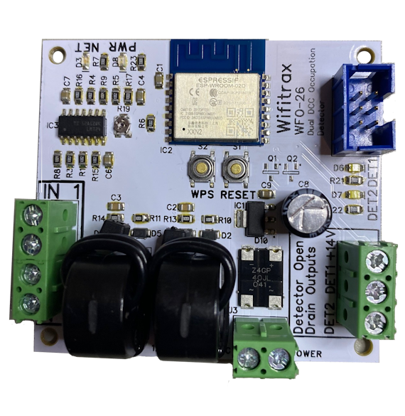 WFO-26 2-Way Wi-Fi DCC Track Occupation Detector