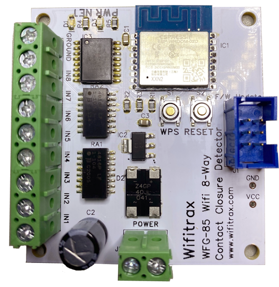WFO-85 8-Way Wi-Fi Contact Closure Track Occupation Detector