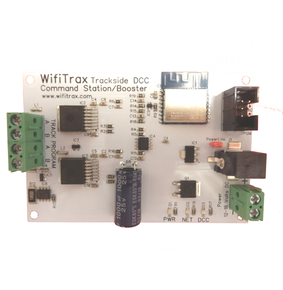 WFD-27 5A Wi-Fi/DCC Trackside Command Station/Booster