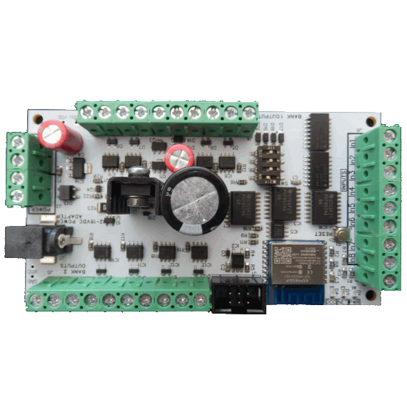 WFS-87 8-Way Universal Wi-Fi/DCC Switch Machine Controller