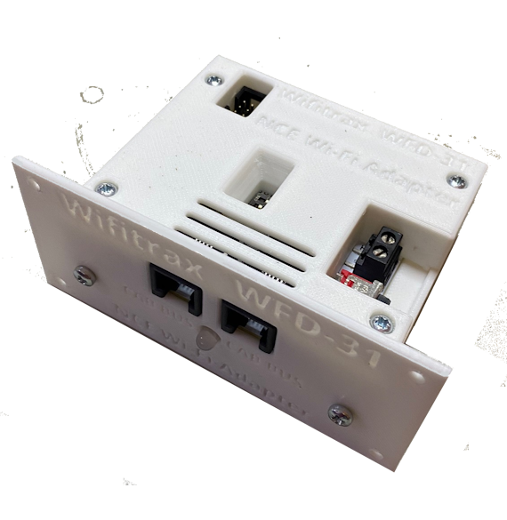 WFD-31E NCE PCP/UTP Cab Bus Wi-Fi Interface (Encased)
