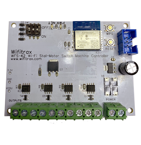 WFS-42 Quad Wi-Fi Stall-motor Switch Machine Controller