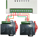 WFS-84E Eight Channel Wi-Fi/DCC End-switch-motor Switch Machine Controller (Encased)