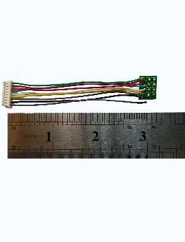 WHR-30 3.0" Reversed Harness 9-pin JST to 8-pin NMRA